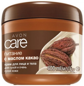 Крем для лица и тела с маслом какао "Питание"