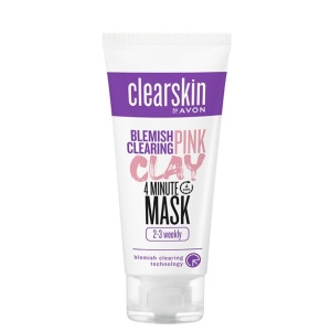 Розовая глиняная маска для лица "Для проблемной кожи"