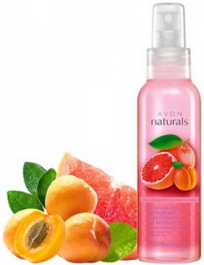 Лосьон-спрей для тела с ароматом розового грейпфрута и абрикоса