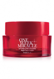 Ночной крем для лица «Лифтинг и восстановление» One Week Miracle,50 мл