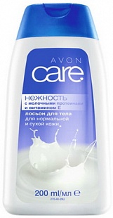 Лосьон для тела с молочными протеинами и витамином Е Нежность - Серия Avon Care