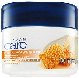 Крем для лица с пчелиным маточным молочком Интенсивное увлажнение - Серия Avon Care