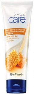 Крем для рук с пчелиным маточным молочком Интенсивное увлажнение - Серия Avon Care