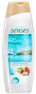 Крем-гель для душа с витаминным комплексом Карибская колада - Серия Senses