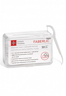 Зубочистки с зубной нитью Expert Pharma,50 шт