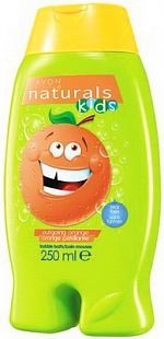 Детский гель для душа/пена для ванн Оранжевое настроение - серия Naturals Kids